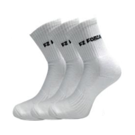 FZ Forza Comfort Sock Long tollaslabda / squash sportzokni - 3 pár (fehér)
