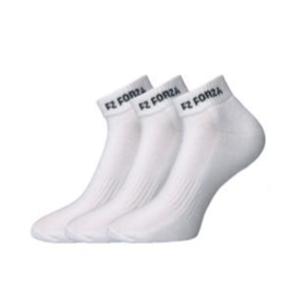 FZ Forza Comfort Sock Short tollaslabda / squash sportzokni - 3 pár (fehér)