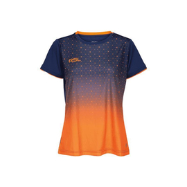 RSL Cirium W női tollaslabda, squash póló (sötétkék-narancssárga)