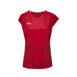 RSL Sierra W női tollaslabda, squash póló (piros)