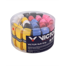 Victor Soft tollaslabda / squash alapgrip doboz - 24 darab (színes)