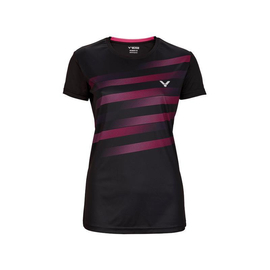 Victor T-04101 C női tollaslabda, squash póló (fekete)