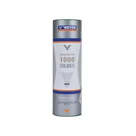 Victor 1000 Silver műanyaglabda - 6 darab (fehér - lassú sebesség)