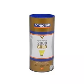 Victor 2000 Gold műanyaglabda - 3 darab (fehér - médium sebesség)