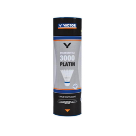 Victor 3000 Platin műanyaglabda - 6 darab (fehér - médium sebesség)