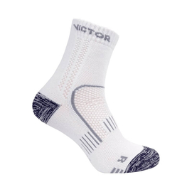Victor SK Ripple tollaslabda zokni / squash zokni - 2 pár (fehér-szürke)
