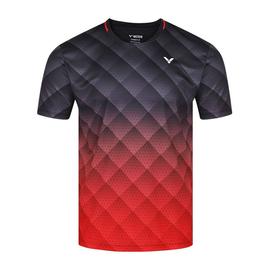 Victor T-13100 C férfi tollaslabda / squash póló (fekete-piros)