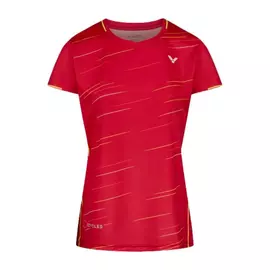 Victor T-24101 D női tollaslabda / squash póló (piros)