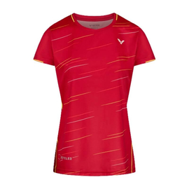 Victor T-24101 D női tollaslabda / squash póló (piros)