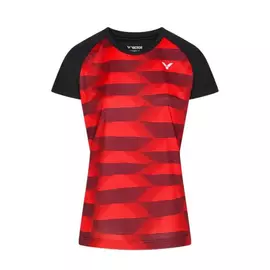 Victor T-34102 CD női tollaslabda / squash póló (piros)