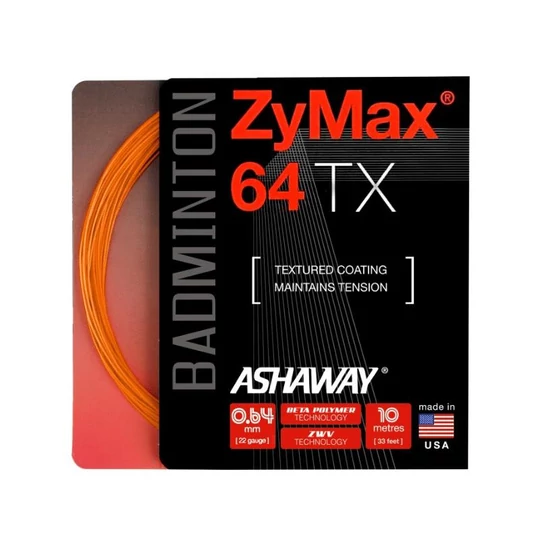 Ashaway Zymax 64 TX tollaslabda húr (narancssárga)