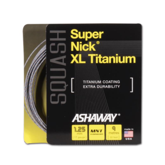 Ashaway SuperNick XL Titanium squash húr (ezüst)