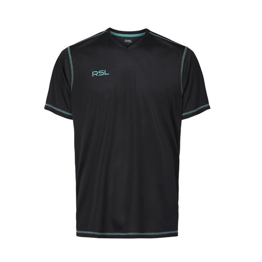 RSL Gaia férfi tollaslabda / squash póló (fekete)