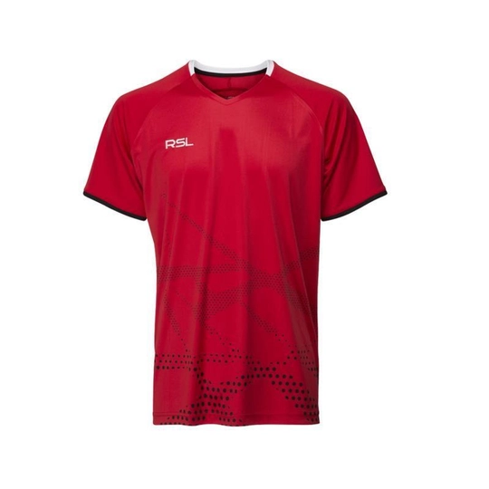 RSL Sierra férfi tollaslabda / squash póló (piros)