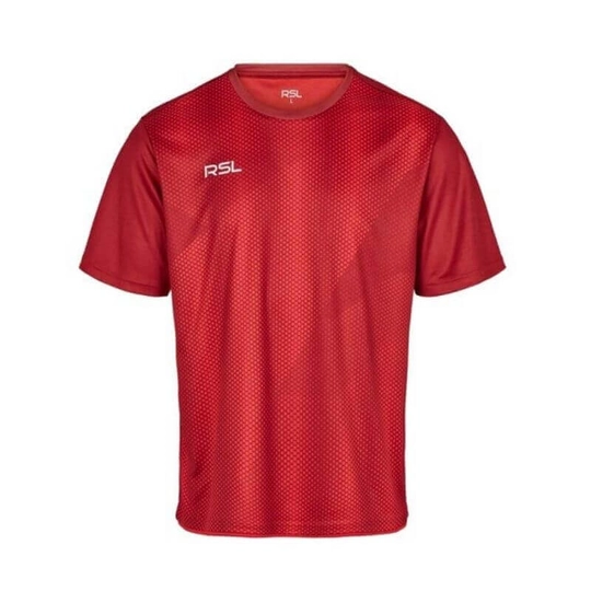 RSL Rocket férfi tollaslabda / squash póló (piros)