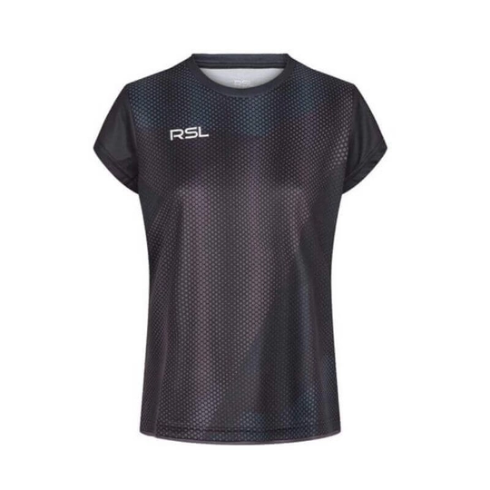 RSL Venom W női tollaslabda / squash póló (fekete)