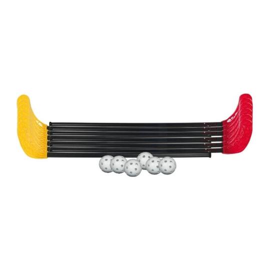 VICFLOOR Start 80 floorball szett (6 piros / 6 narancssárga ütő)