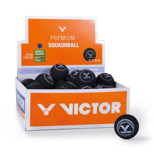 Victor squash labda doboz - 36 darab (kék pöttyös)