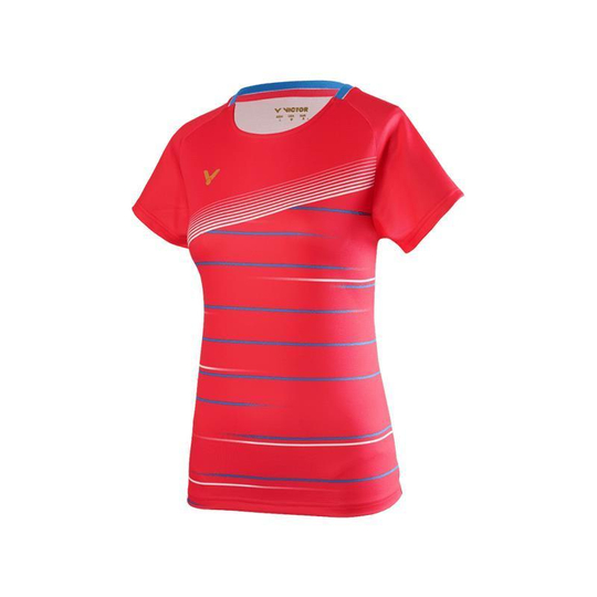 Victor T-01003 D női tollaslabda / squash póló (piros)