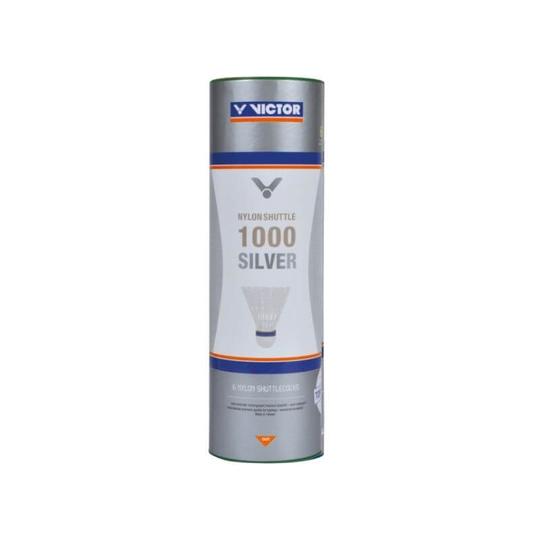 Victor 1000 Silver műanyaglabda - 6 darab (fehér - gyors sebesség)