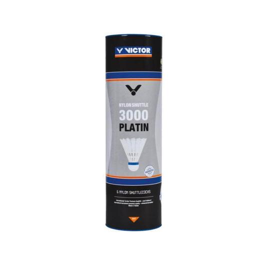Victor 3000 Platin műanyaglabda - 6 darab (fehér - gyors sebesség)
