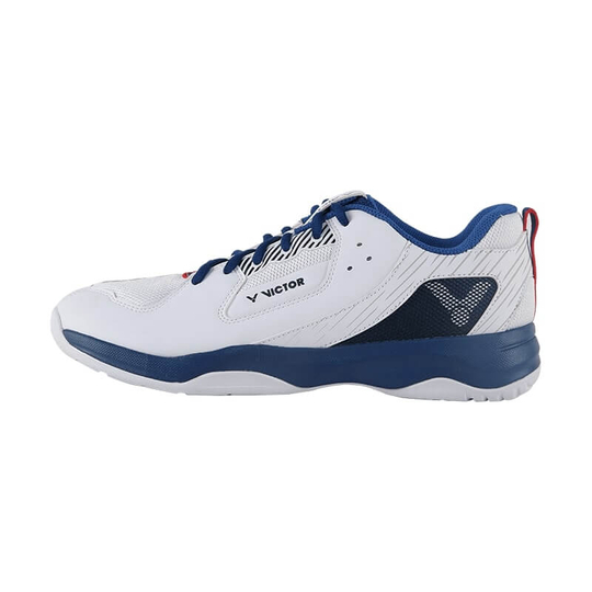 Victor A311 AF gyerek tollaslabda cipő, squash cipő (fehér-kék)