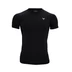 Victor 5708 kompressziós unisex tollaslabda / squash póló (fekete)